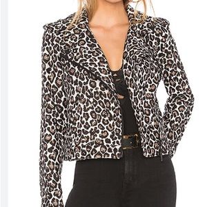 Sanctuary Poison & Leopard Moto Jacket.